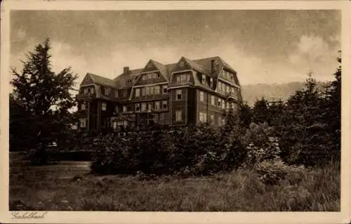 Ak Gabelbach Ilmenau in Thüringen, Hotel Kurhaus