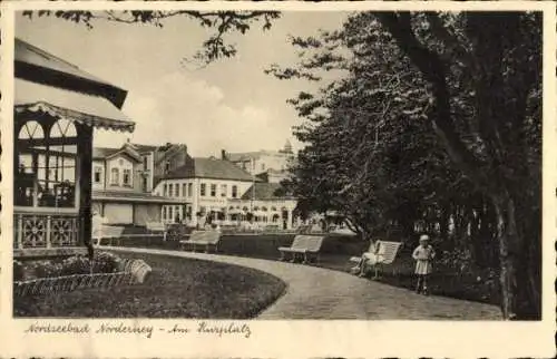 Ak Nordseebad Norderney Ostfriesland, Kurplatz