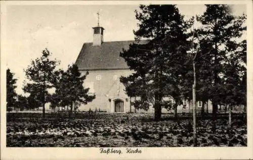 Ak Faßberg Lüneburger Heide, Kirche