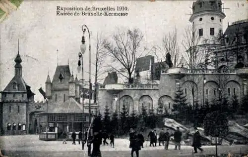 Ak Brüssel Belgien, Exposition 1910, Entrèe de Kermesse