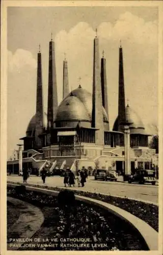 Ak Bruxelles Brüssel, Exposition de Bruxelles 1935, Pavillon de la vie Catholique