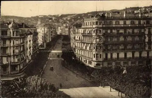 Ak Alger Algerien, Straßenansicht, Rue Michelet