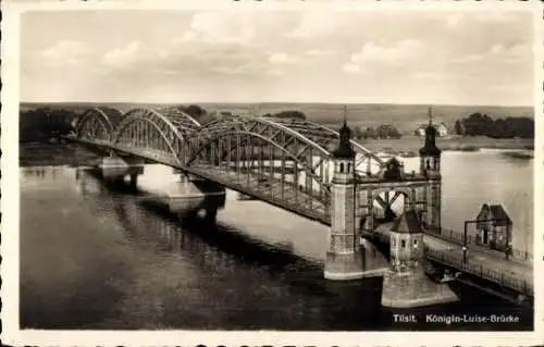 Ak Sowjetsk Tilsit Ostpreußen, Königin Luise Brücke