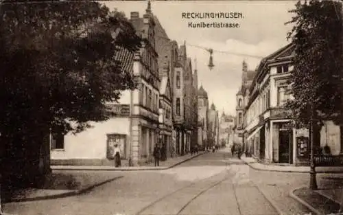 Ak Recklinghausen im Ruhrgebiet, Kunibertistraße