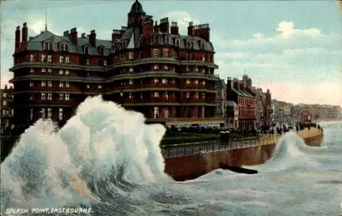 Ak Eastbourne East Sussex England, Splash Point