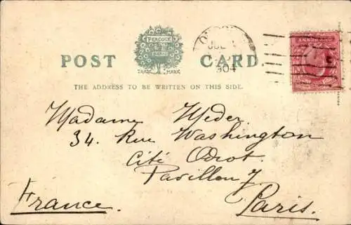 Ak City of Westminster, London, England, Häuser des Parlaments