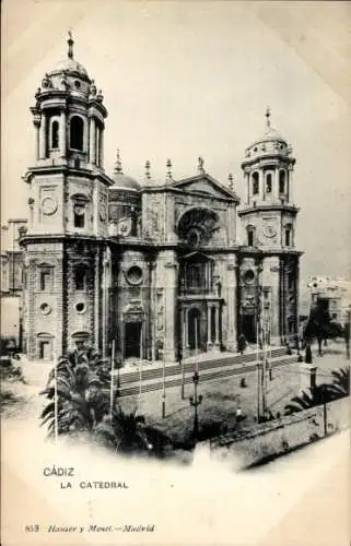 Ak Cádiz Andalusien, Kathedrale