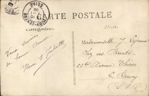 Ak Glückwunsch Neujahr, Mädchen mit Grammophon