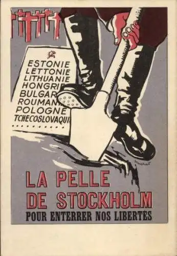 Ak La Pelle de Stockholm, Contre l'armement nucléaire, Anti Sowjetunion, Anti Atomwaffen