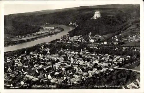 Ak Kelheim an der Donau Niederbayern, Luftaufnahme