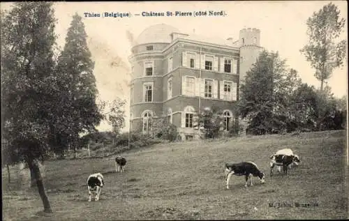 Ak Thieu Le Rœulx Wallonien Hennegau, Château St. Pierre