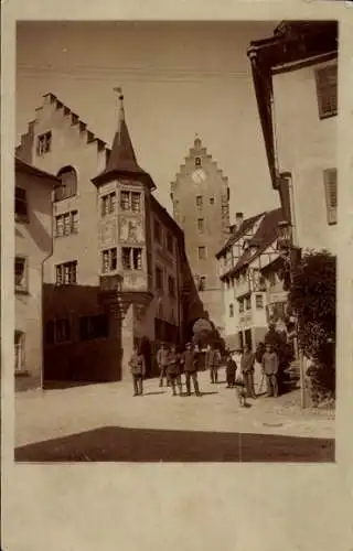 Foto Ak Meersburg am Bodensee, Straße, Deutsche Soldaten, I. WK