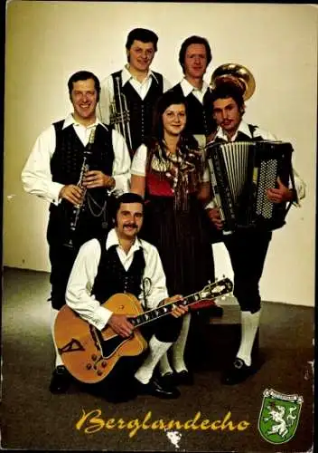 Ak Musikgruppe Berglandecho, Gruppenbild, Autogramme