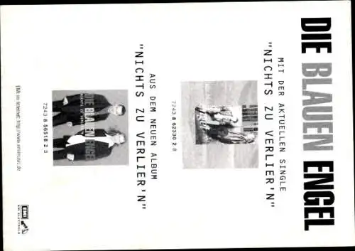 Ak Schauspieler und Sänger Die blauen Engel, Portrait, Autogramm