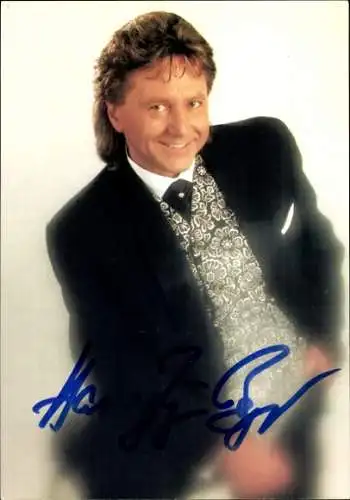 Ak Sänger Hans Jürgen Beyer, Portrait, Autogramm