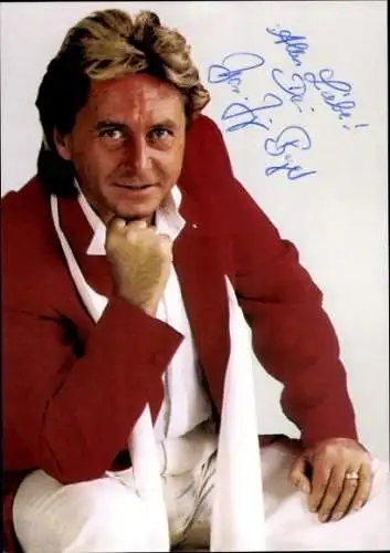 Ak Sänger Hans Jürgen Beyer, Ich müsste lügen, Portrait, Autogramm