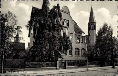 Ak Bad Pyrmont in Niedersachsen, Haus Sauer