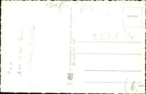 Ak Steele Rott Essen im Ruhrgebiet, Marienkirche, Realschule, Jugendheim
