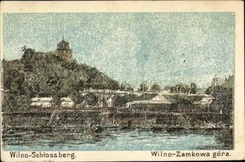 Ak Vilnius Wilna Wilno Litauen, Schlossberg