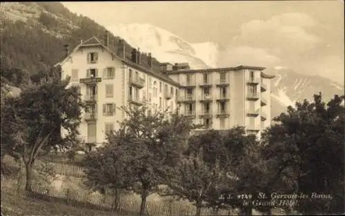 Ak Saint Gervais les Bains Haute Savoie, Grand Hotel