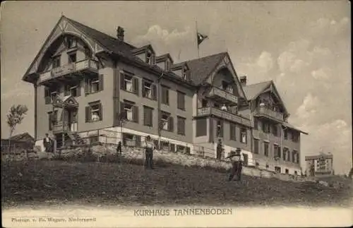 Ak Sankt Gallen Schweiz, Kurhaus Tannenboden, Flumserberg