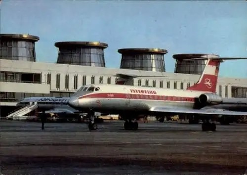 Ak Leningrad Sankt Petersburg Russland, Tupolew Tu-134, Flughafen, Interflug, Aeroflot