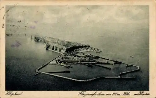 Ak Nordseeinsel Helgoland, Luftbild