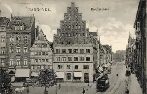 Ak Hannover in Niedersachsen, Breitestraße