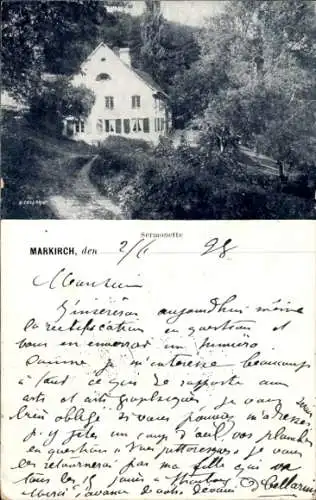 Ak Sainte Marie aux Mines Markirch Elsass Haut Rhin, Sermonette