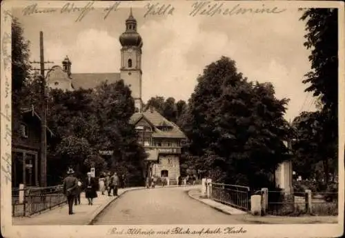 Ak Polanica Zdrój Bad Altheide Schlesien, Kath. Kirche