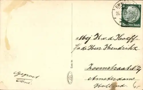 Ak Emmerich am Niederrhein, Rheinufer