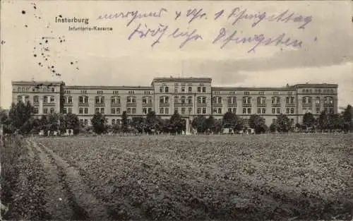 Ak Tschernjachowsk Insterburg Ostpreußen, Infanterie-Kaserne