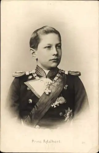 Ak Prinz Adalbert von Preußen, Portrait