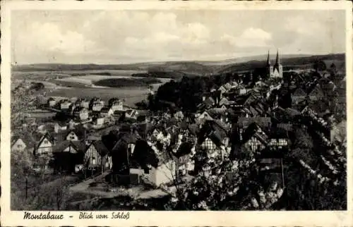 Ak Montabaur im Westerwald, Panorama, Blick vom Schloss