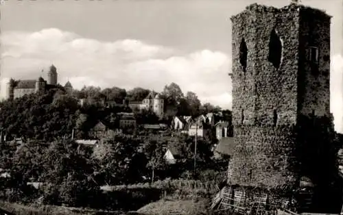 Ak Montabaur im Westerwald, Schloss mit Wolfsturm