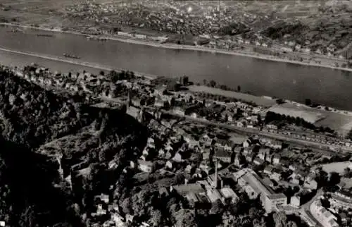 Ak Brohl am Rhein, Gesamtansicht, Luftbild