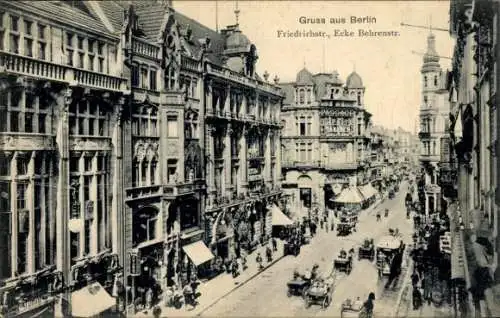 Ak Berlin Mitte, Friedrichstraße Ecke Behrenstraße, Passage