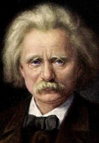 Künstler Ak Komponist Edvard Grieg, Porträt