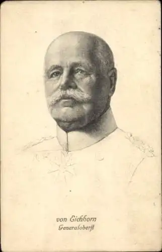 Ak Generalfeldmarschall Emil Gottfried Hermann von Eichhorn, Portrait