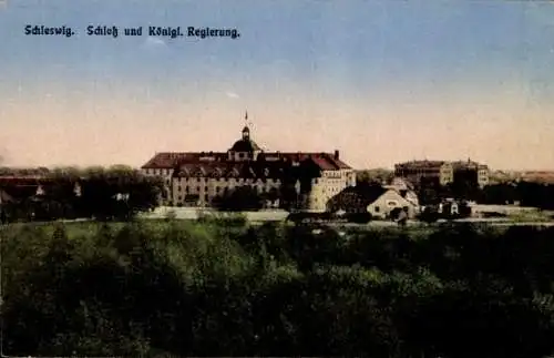 Ak Schleswig an der Schlei, Schloss und königliche Regierung