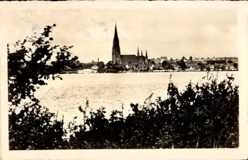 Ak Schleswig an der Schlei, Teilansicht, Kirche