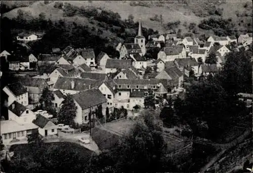 Ak Lütz im Hunsrück, Stadtpanorama, Glockenturm