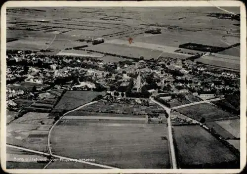 Ak Burg auf der Insel Fehmarn, Flugzeugaufnahme