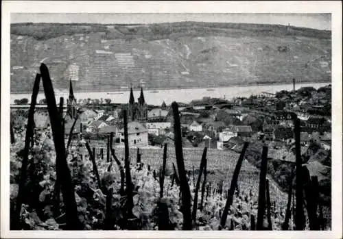 Ak Bingen am Rhein, Gesamtansicht