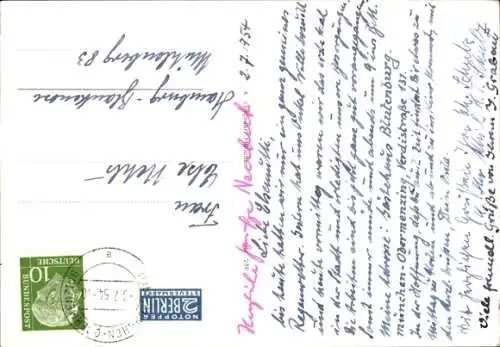 Ak München, Frauenkirche, Rathaus