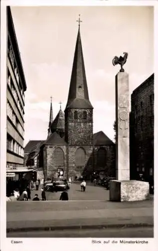 Ak Essen im Ruhrgebiet, Münsterkirche, Denkmal