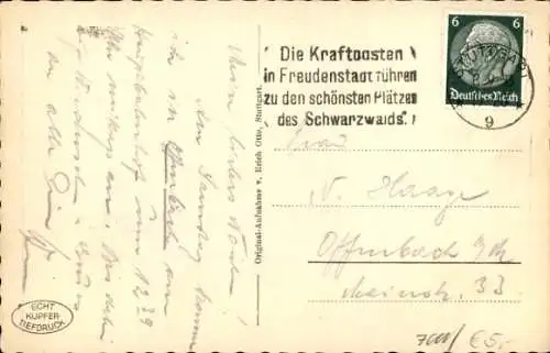 Ak Stuttgart am Neckar, Hauptbahnhof, Außenansicht, Vogelschau, Turm