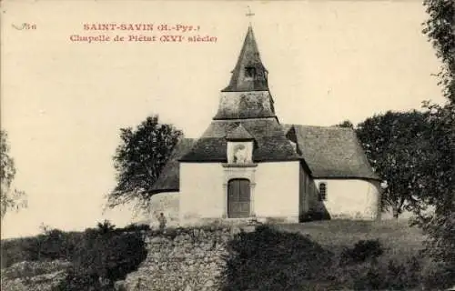 Ak Saint Savin Hautes-Pyrénées, Chapelle de Pietat