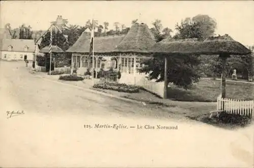 Ak Martin Eglise Seine Maritime, Hotel Restaurant du Clos Normand