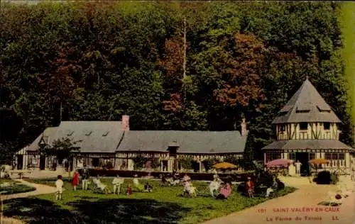 Ak Saint Valery en Caux Seine Maritime, La Ferme du Tennis